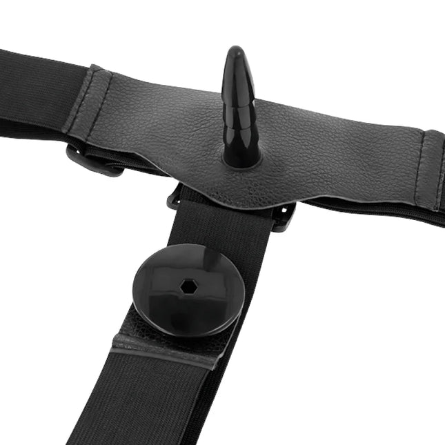 HARNESS ATTRACTION - HARRIS DOUBLE PENETRACI N MIT VIBRATION 18 CM -O- 3.5 CM - Vibrationsgurte