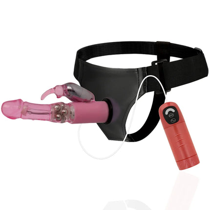 HARNESS ATTRACTION - RNES DANIEL MIT VIBRATION UND ROTATION 18 CM -O- 3.5 CM - Vibrationsgurte