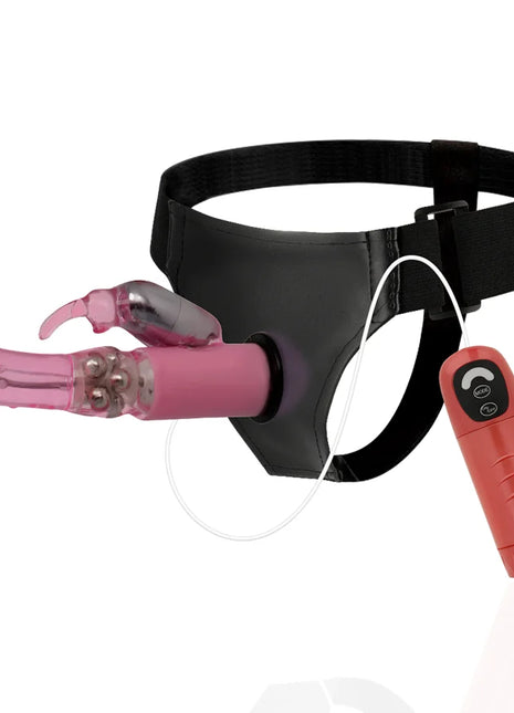 HARNESS ATTRACTION - RNES DANIEL MIT VIBRATION UND ROTATION 18 CM -O- 3.5 CM - Vibrationsgurte