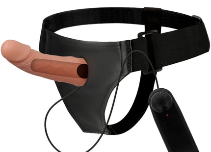 HARNESS ATTRACTION - RNES HOHLRAHMEN MIT VIBRATOR 15 CM -O- 5 CM - Hohle Geschirre
