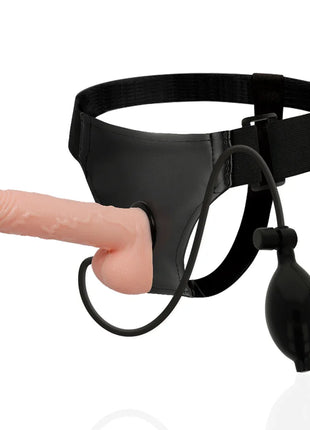 HARNESS ATTRACTION - RNES PETER MIT AUFBLASBAREM PENIS 18 CM -O- 3.5 CM - Strapon Gurte