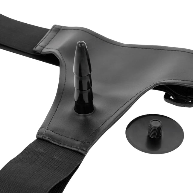HARNESS ATTRACTION - RNES PETER MIT AUFBLASBAREM PENIS 18 CM -O- 3.5 CM - Strapon Gurte