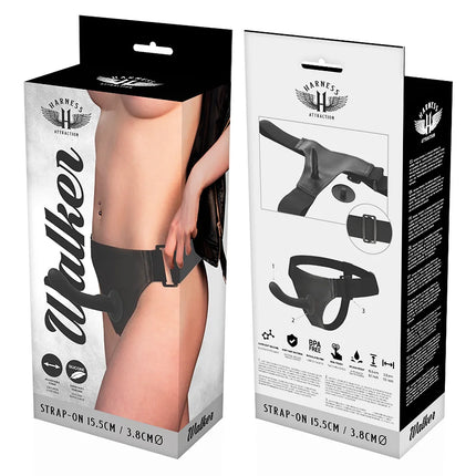 HARNESS ATTRACTION - RNES SILIKON WALKER G-SPOT 15.5 CM -O- 3.8 CM - Strapon Gurte