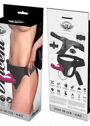 HARNESS ATTRACTION - RNES VIBRATOR KANINCHEN VINCENT 15 CM -O- 4 CM - Vibrationsgurte