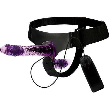 HARNESS ATTRACTION - RODNEY DOUBLE PENETRACI N VIBRATOR 18 CM -O- 3.5 CM - Doppelpenetration