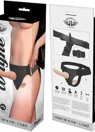 HARNESS ATTRACTION - WAYNE DOUBLE PENETRACI N 16.5 CM -O- 3.5 CM - Doppelpenetration