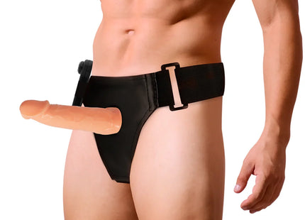 HARNESS ATTRACTION - WILLIAN HOLLOW RNES MIT VIBRATOR 17 CM -O- 4.5 CM - Hollow Strap-ons