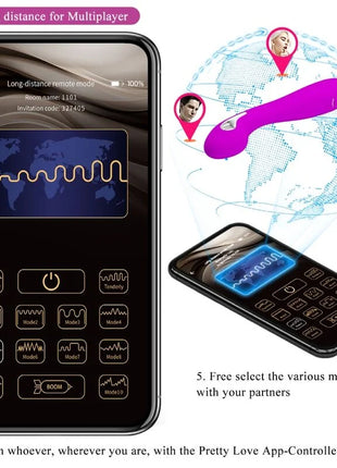HECTOR ELEKTROSCHOCK-VIBRATOR - MIT APP - Elektroschock-Vibrator