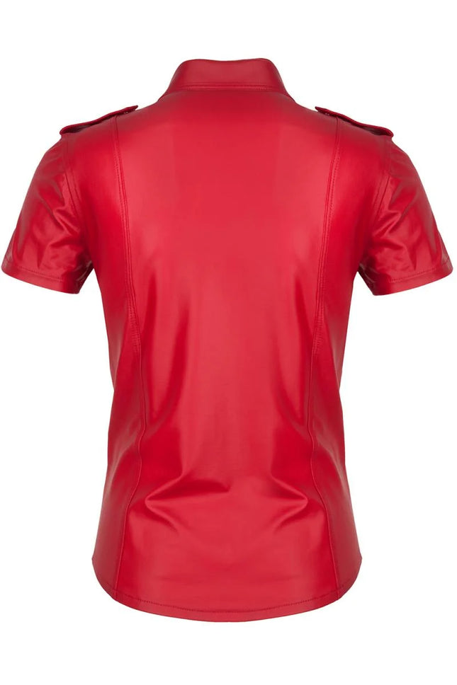 Herren Hemd RMCarlo001 rot - 6XL - Herren-Hemd