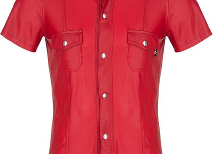 Herren Hemd RMCarlo001 rot - 6XL - 6XL / Red - Herren-Hemd