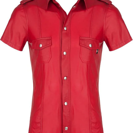 Herren Hemd RMCarlo001 rot - 6XL - 6XL / Red - Herren-Hemd