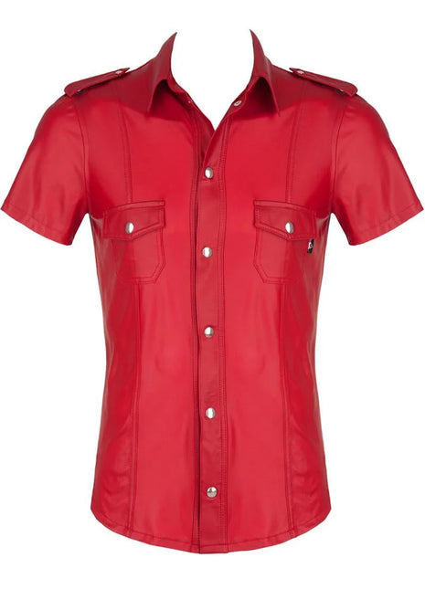 Herren Hemd RMCarlo001 rot - 6XL - 6XL / Red - Herren-Hemd