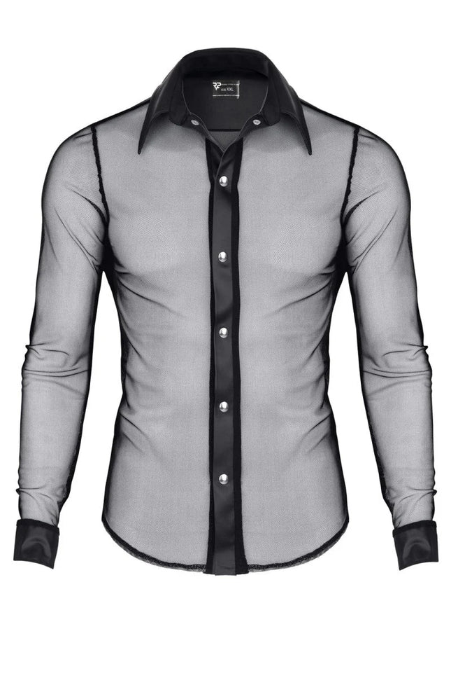 Herren Hemd RMCesare001 schwarz - 3XL - 3XL / Black - Herren-Hemd