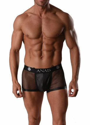 Herren Netz Boxer Shorts 055004 von Anais for Men - S / Black - Herren-Shorts