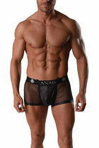 Herren Netz Boxer Shorts 055004 von Anais for Men - S / Black - Herren-Shorts