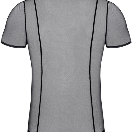 Herren Polo-Shirt RMUgo001 schwarz von Regnes Fetish Planet - Herren-Shirt