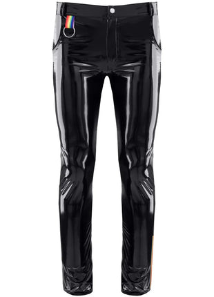 Herren PVC Hose RMValerioRBW schwarz von Pride Festih Line - S / Black - Herren-Hose