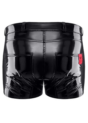 Herren PVC Shorts RMFabianoPVC schwarz von nextGEN Collection - Herren-Shorts
