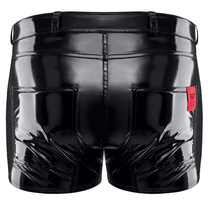 Herren PVC Shorts RMFabianoPVC schwarz von nextGEN Collection - Herren-Shorts