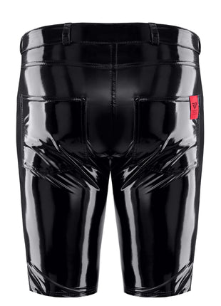 Herren PVC Shorts RMFlavioPVC schwarz von nextGEN Collection - Herren-Shorts