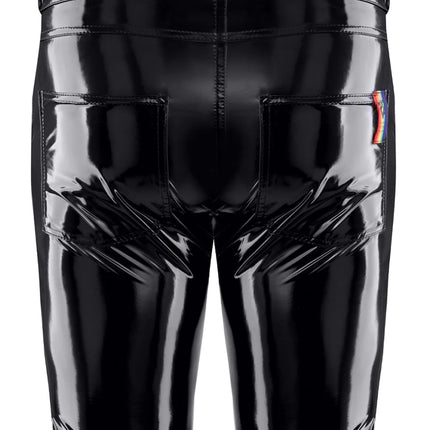 Herren PVC Shorts RMUmbertoRBW schwarz von Pride Festih Line - Herren-Shorts