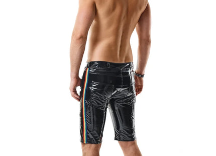 Herren PVC Shorts RMUmbertoRBW schwarz von Pride Festih Line - Herren-Shorts