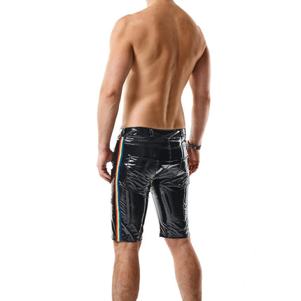 Herren PVC Shorts RMUmbertoRBW schwarz von Pride Festih Line - Herren-Shorts