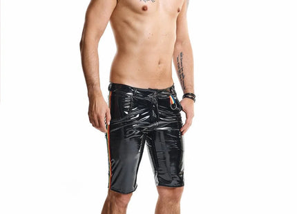 Herren PVC Shorts RMUmbertoRBW schwarz von Pride Festih Line - Herren-Shorts