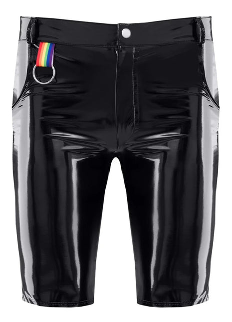 Herren PVC Shorts RMUmbertoRBW schwarz von Pride Festih Line - S / Black - Herren-Shorts