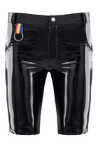 Herren PVC Shorts RMUmbertoRBW schwarz von Pride Festih Line - S / Black - Herren-Shorts
