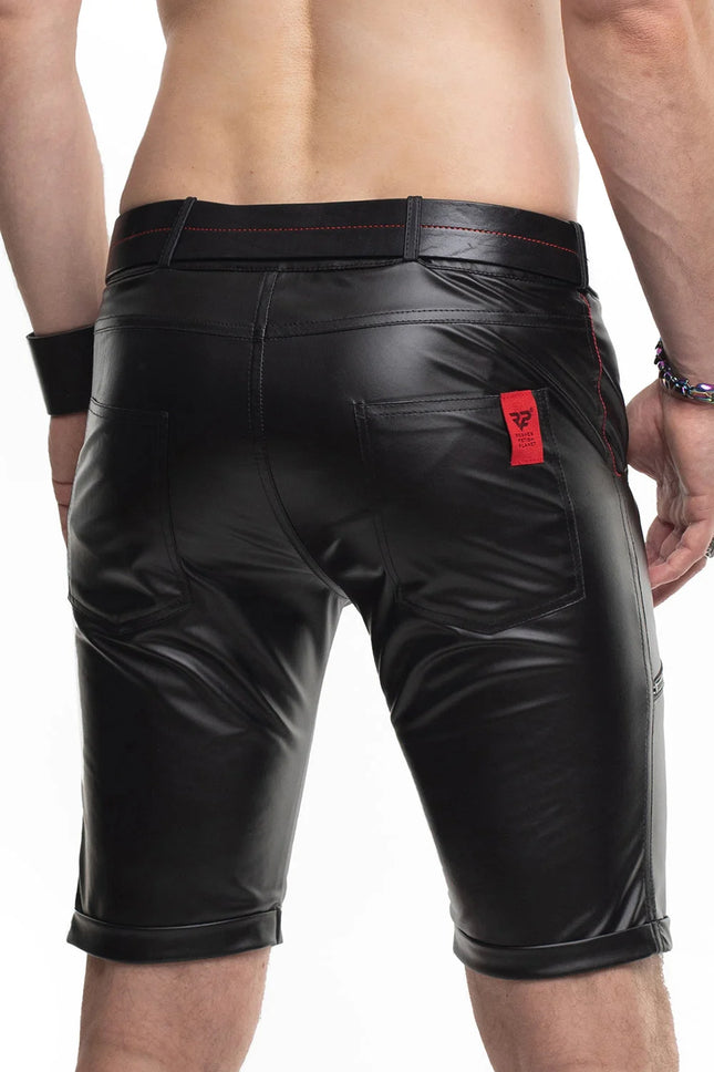 Herren Shorts RMNorberto001 schwarz von Regnes Fetish Planet Red Mark 3 - Herren-Shorts