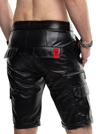 Herren Shorts RMPaolo001 schwarz von Regnes Fetish Planet Red Mark 3 - Herren-Shorts
