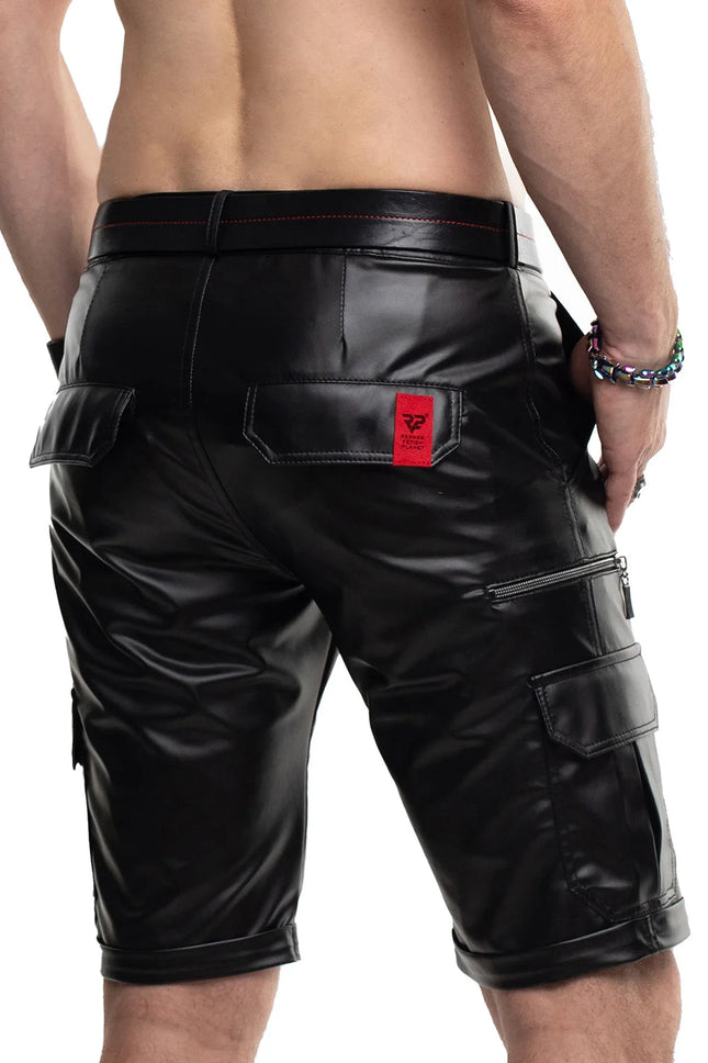 Herren Shorts RMPaolo001 schwarz von Regnes Fetish Planet Red Mark 3 - Herren-Shorts