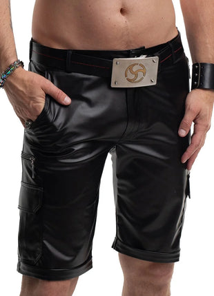 Herren Shorts RMPaolo001 schwarz von Regnes Fetish Planet Red Mark 3 - Herren-Shorts