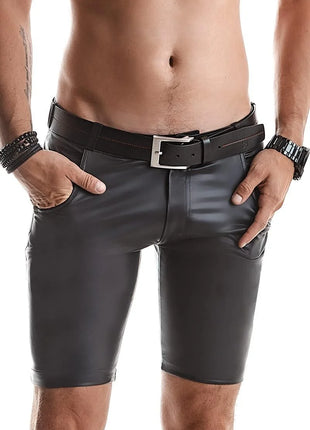 Herren Shorts RMVito001 schwarz von Regnes Fetish Planet - S - 2XL / Black - Herren-Shorts