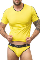 Herren T-Shirt 053412 gelb von Anais for Men - S / gelb - Herren-Shirt
