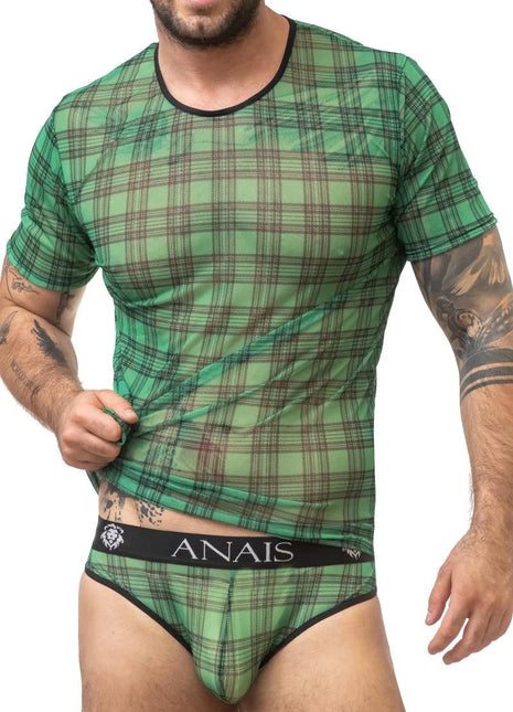 Herren T-Shirt 053496 Magic von Anais for Men - S / grün/schwarz - Herren-Shirt