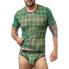 Herren T-Shirt 053496 Magic von Anais for Men - S / grün/schwarz - Herren-Shirt