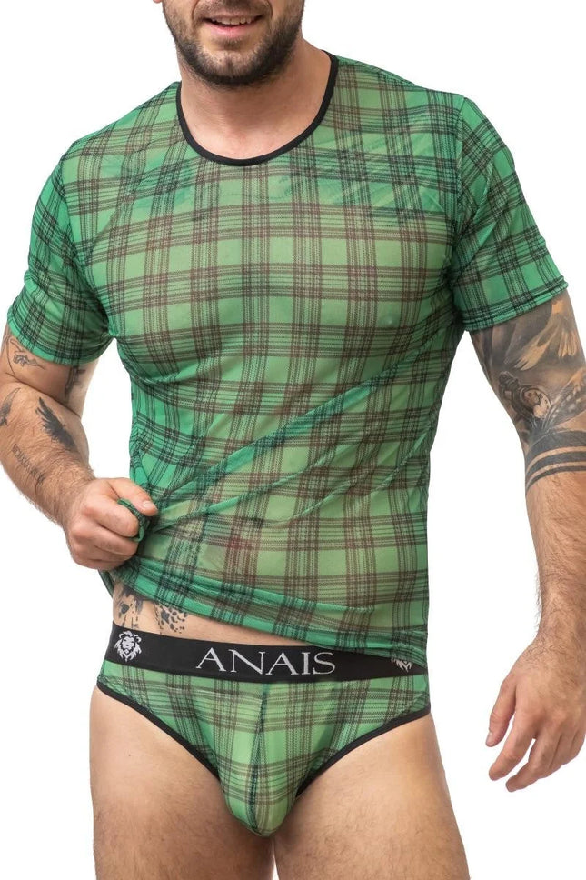 Herren T-Shirt 053496 Magic von Anais for Men - S / grün/schwarz - Herren-Shirt