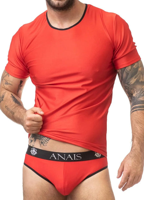 Herren T-Shirt 053508 rot von Anais for Men - S / rot - Herren-Shirt