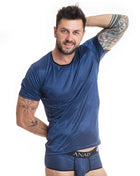 Herren T-Shirt 053604 Naval von Anais for Men - S / blau - Herren-Shirt