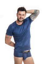 Herren T-Shirt 053604 Naval von Anais for Men - S / blau - Herren-Shirt