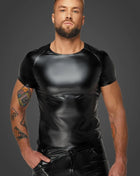 Herren T-Shirt H070 von Noir Handmade Alpha Collection - S / schwarz - Herren-Shirt