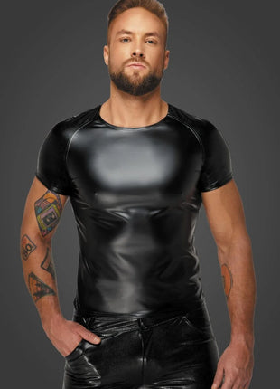 Herren T-Shirt H070 von Noir Handmade Alpha Collection - S / schwarz - Herren-Shirt