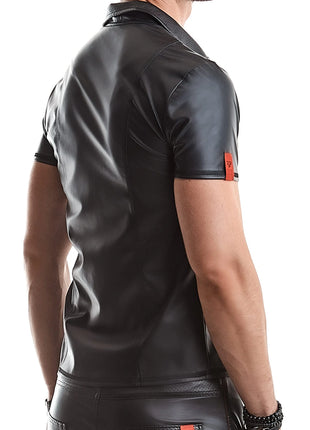 Herren T-Shirt RMEmilio001 schwarz von Regnes Fetish Planet Red Mark 2 - Herren-Shirt