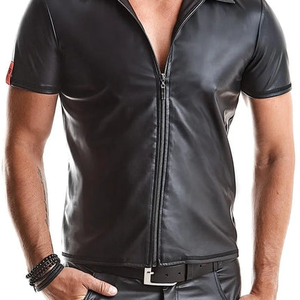 Herren T-Shirt RMRemo001 schwarz von Regnes Fetish Planet Red Mark 2 - Herren-Shirt