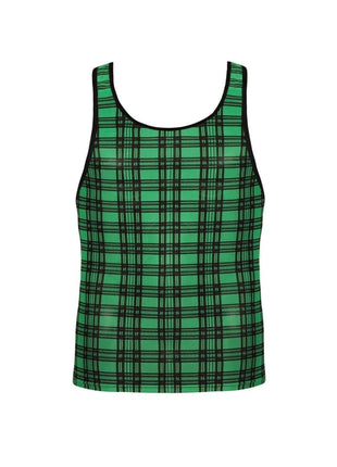 Herren Tank Top 053490 Magic von Anais for Men - S / grün/schwarz - Herren-Shirt