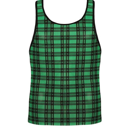 Herren Tank Top 053490 Magic von Anais for Men - S / grün/schwarz - Herren-Shirt
