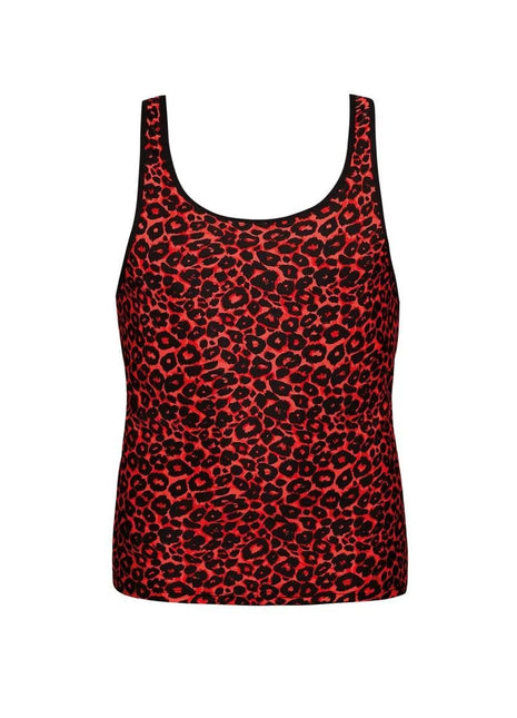 Herren Tank Top 053538 Tribal von Anais for Men - S / rot/schwarz - Herren-Shirt