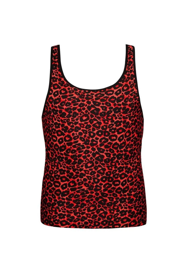 Herren Tank Top 053538 Tribal von Anais for Men - S / rot/schwarz - Herren-Shirt